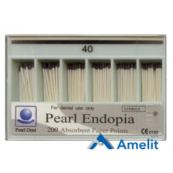 Штифти паперові 0.2 кон., №40 (Pearl Dent), 200 шт./пак.